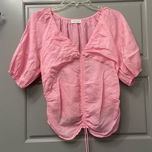 Vestique pink cotton blouse
